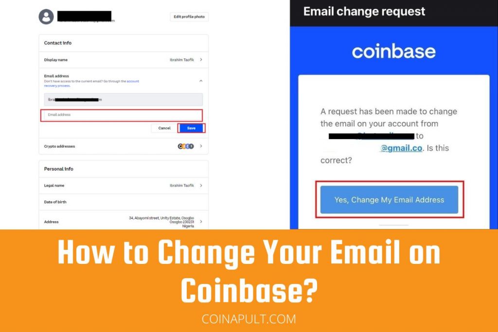 How to Change Your Email on Coinbase? - Coinapult