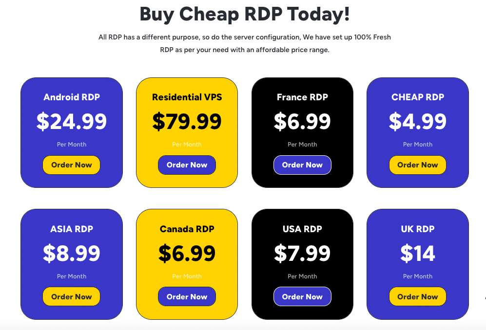 Buy RDP VPS Hosting Cheap w/ Bitcoin [FREE DDoS Protection]