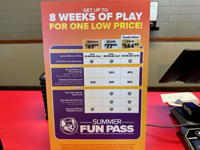 Chuck E. Cheese Summer Fun Pass Delivers Best Value for Families All Summer