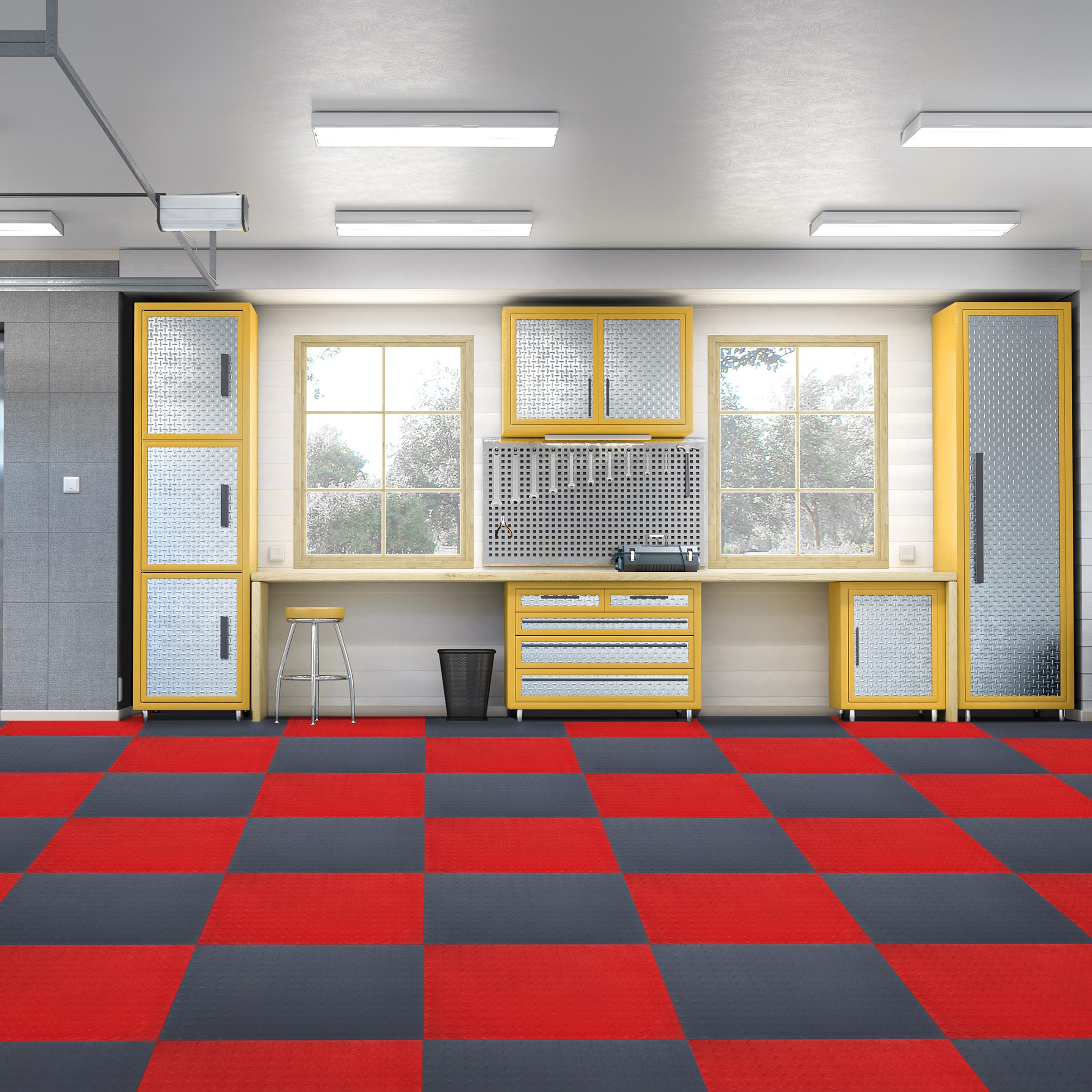 FLOORINGINC COIN FLEX Nitro Garage Flooring Tiles, 