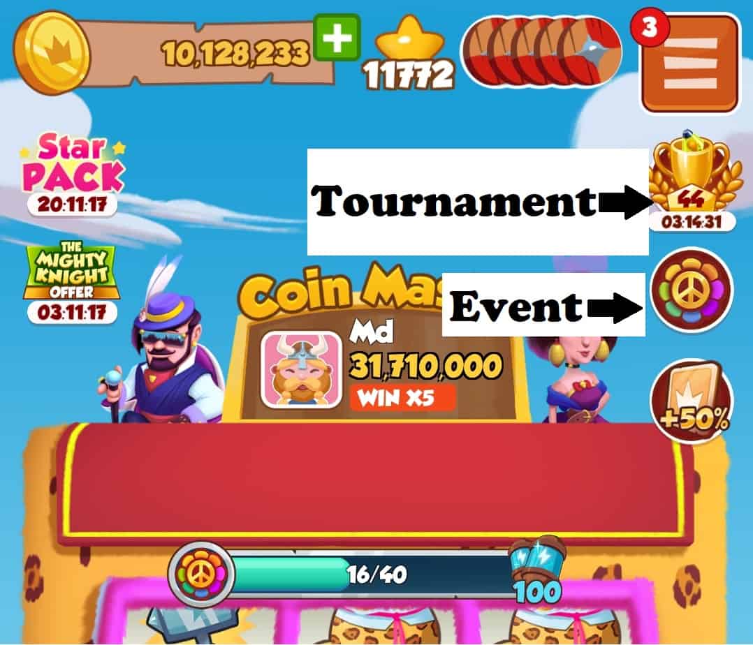 Coin Master Events List (New Events)