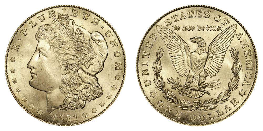 Compare Morgan Dollar - Average Circulation dealer prices