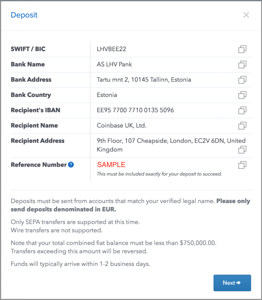 Coinbase lets you withdraw funds to your debit card