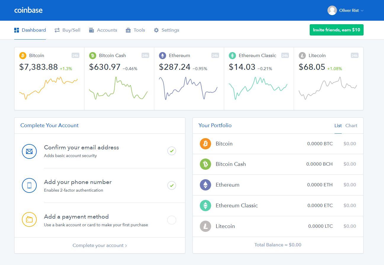 Coinbase on PC : how to download on Windows 10 ?