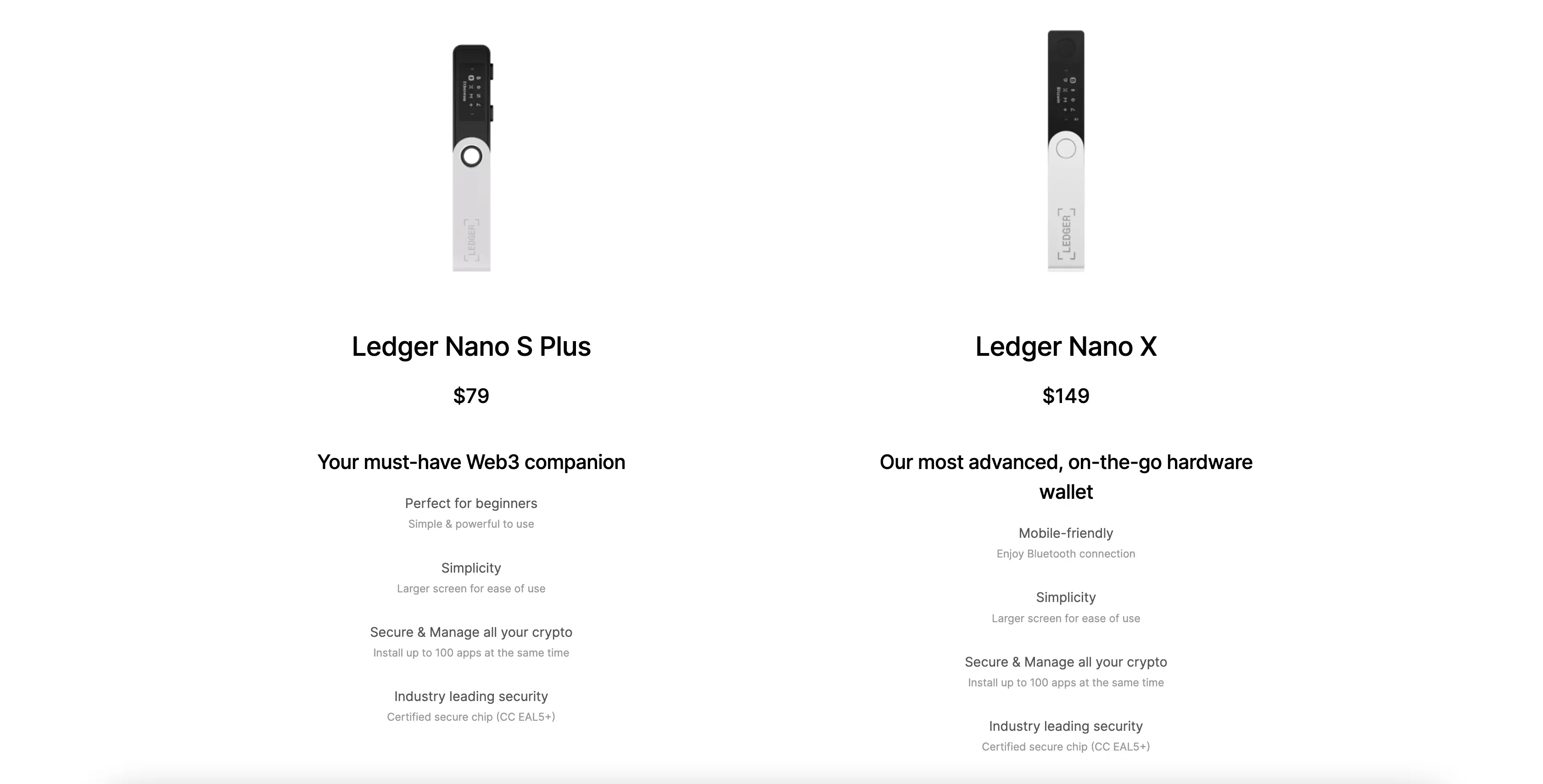 Ledger Nano S Plus vs Nano X: Which is better in ? | Finder UK