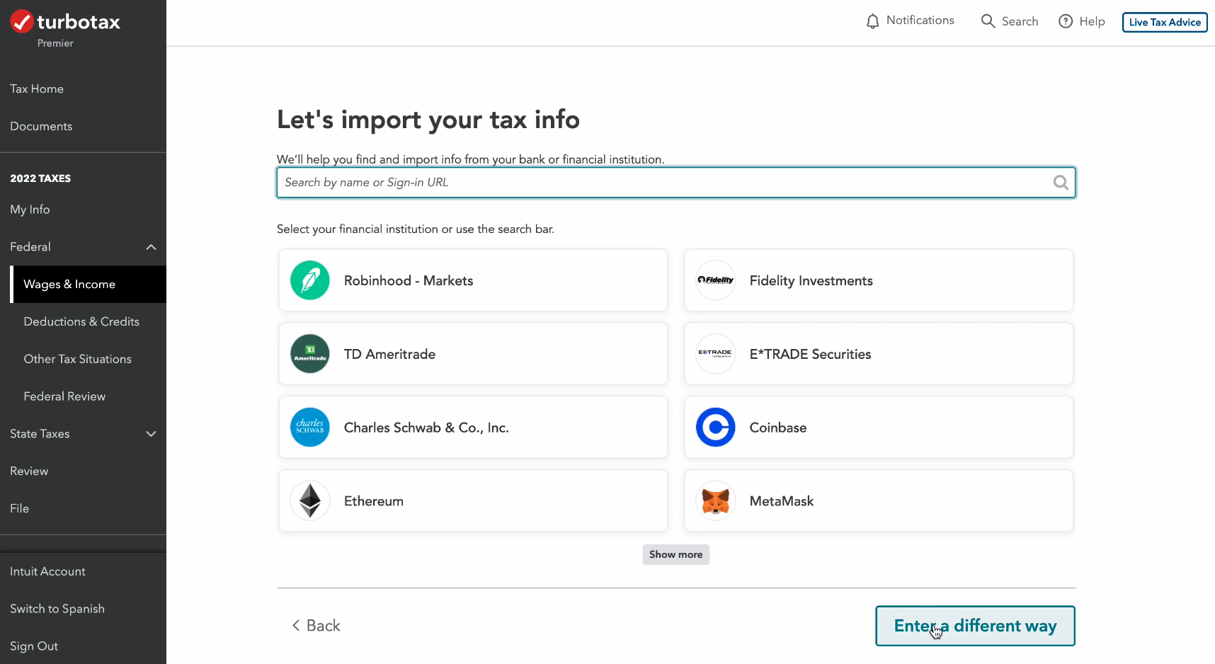 How do I enter my crypto in TurboTax?