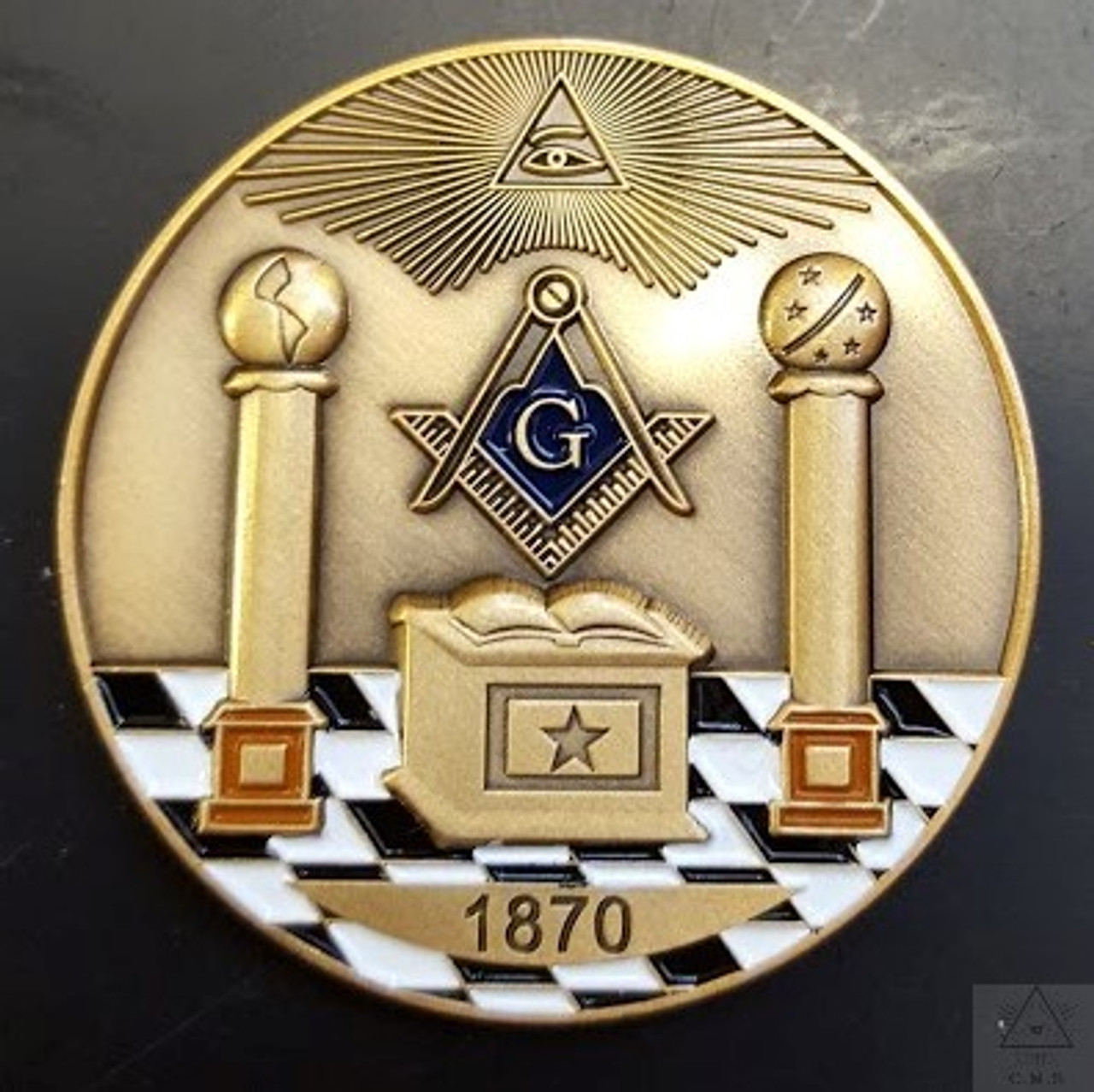 Marktex Company - Custom Masonic Challenge Coins