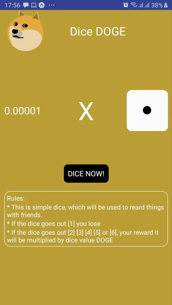 Dice Doge - FREE Dogecoin APK (Android App) - Free Download