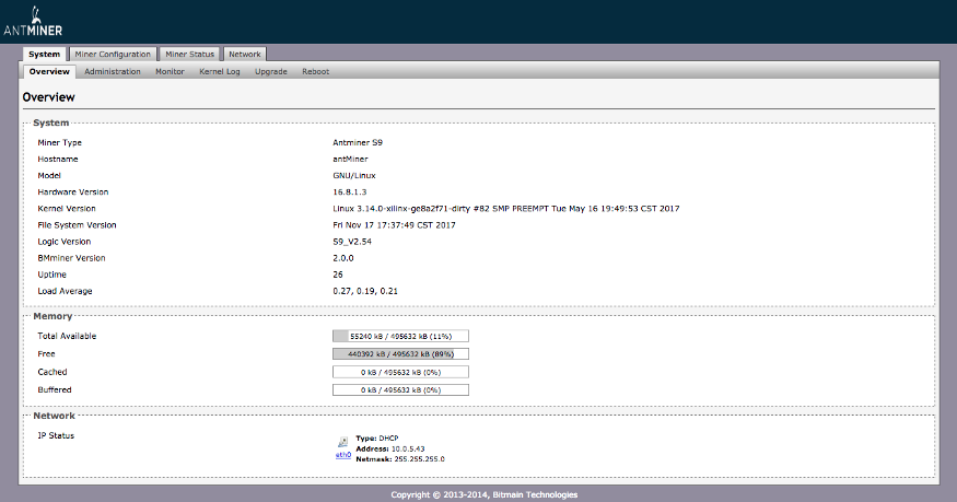 Optimized firmware for Antminer S9, S9i, S9j