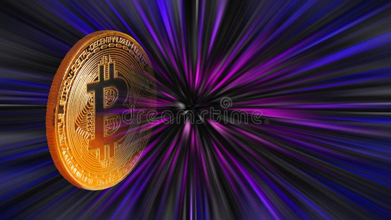 Bitcoin Illustration Zoom Virtual Background Design Templates