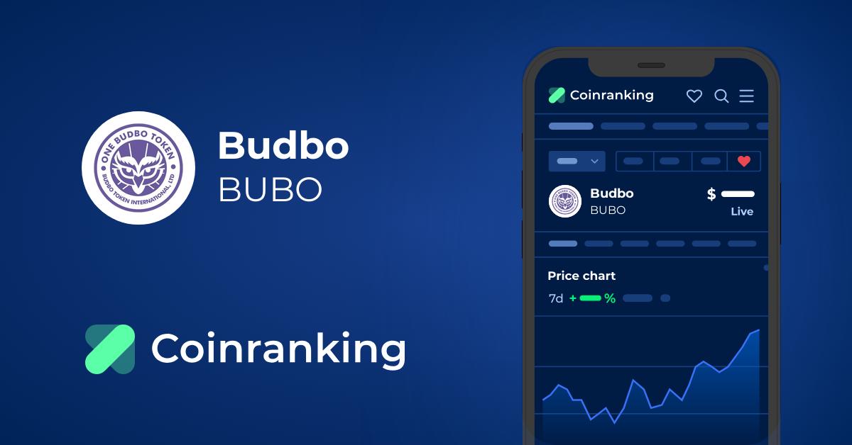 Budbo (BUBO) live coin price, charts, markets & liquidity