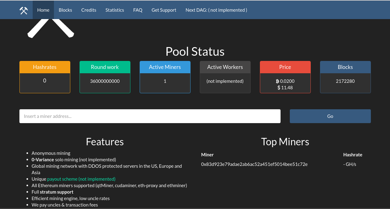 Mining Pool · GitHub