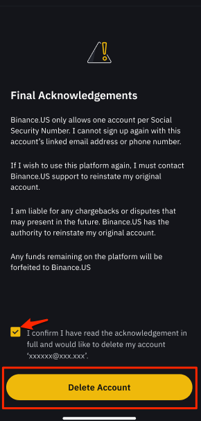 How to Delete Your Binance Account - Followchain