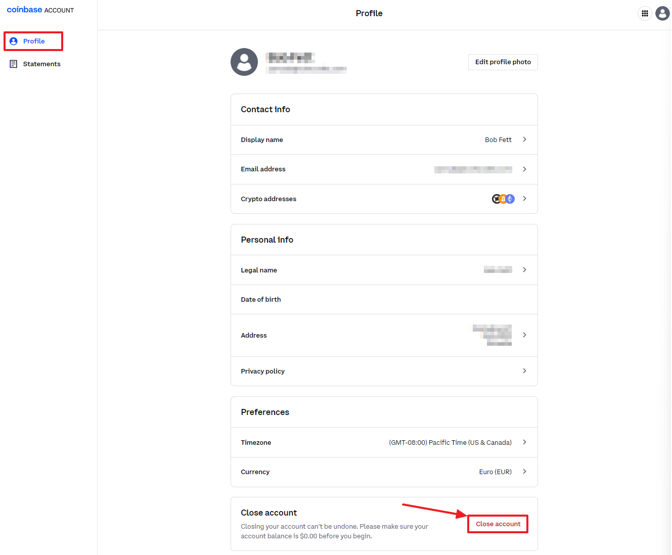 How To Delete Coinbase Account