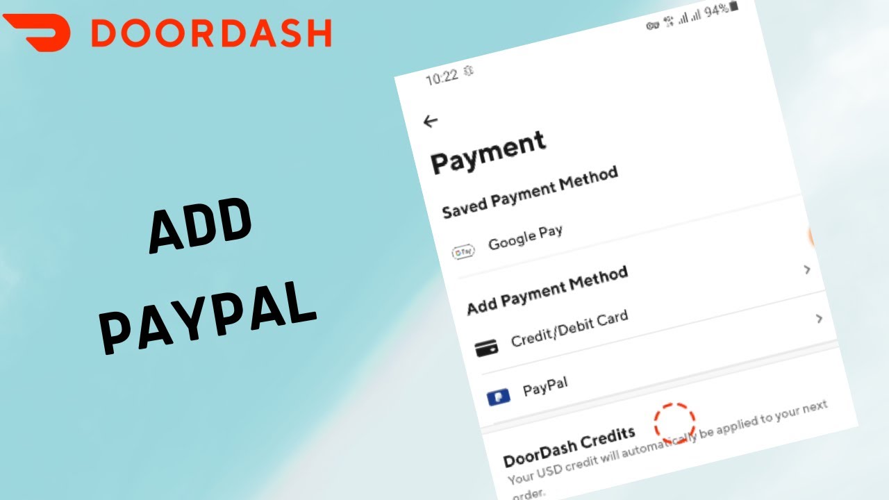 DoorDash PayPal support? — Knoji