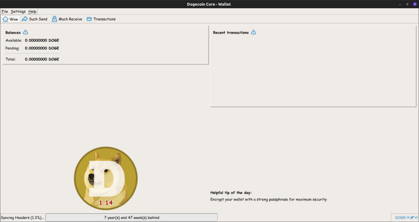 Dogecoin Core wallet: Fast Syncing, Address, Peers - Full Guide