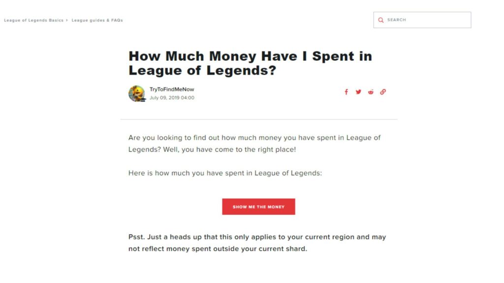 How much money have you spent on LoL? Here's how to check - Dot Esports