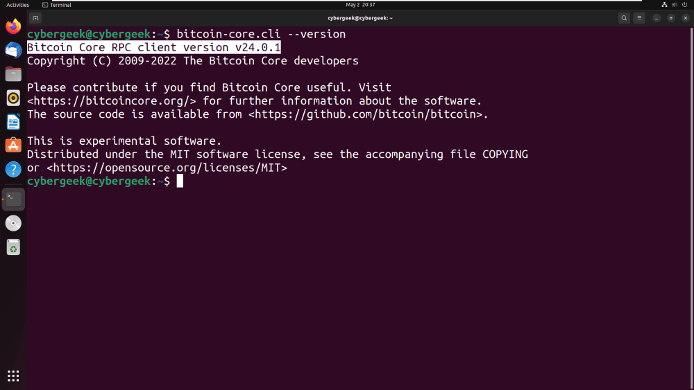 Install bitcoin-core on Linux | Snap Store