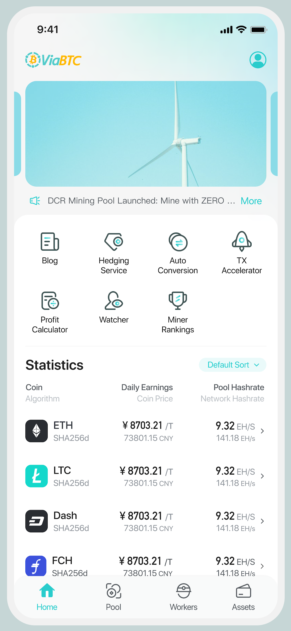 ViaBTC-Crypto Mining Pool APK for Android - Download