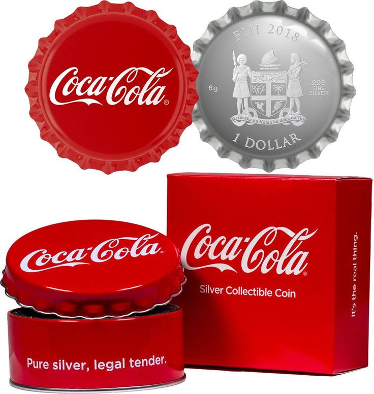 1oz Coca-Cola Silver Round | European Mint