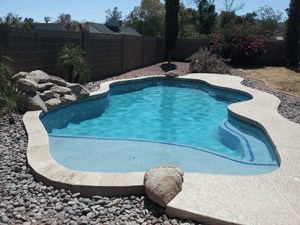 Rolled Bond Beam Conversion - Sunny Arizona Pool Service