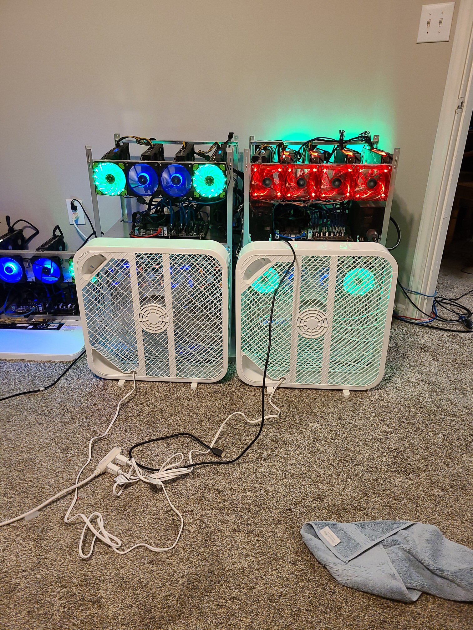 GPU Fan Open Cooling | Zeus Mining