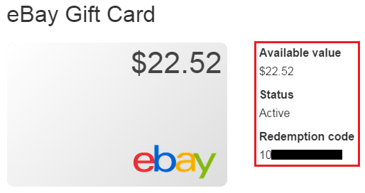 How to Check Your eBay Gift Card Balance | TechBoomers