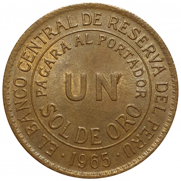 Coin Value: Peru 1 Sol to 