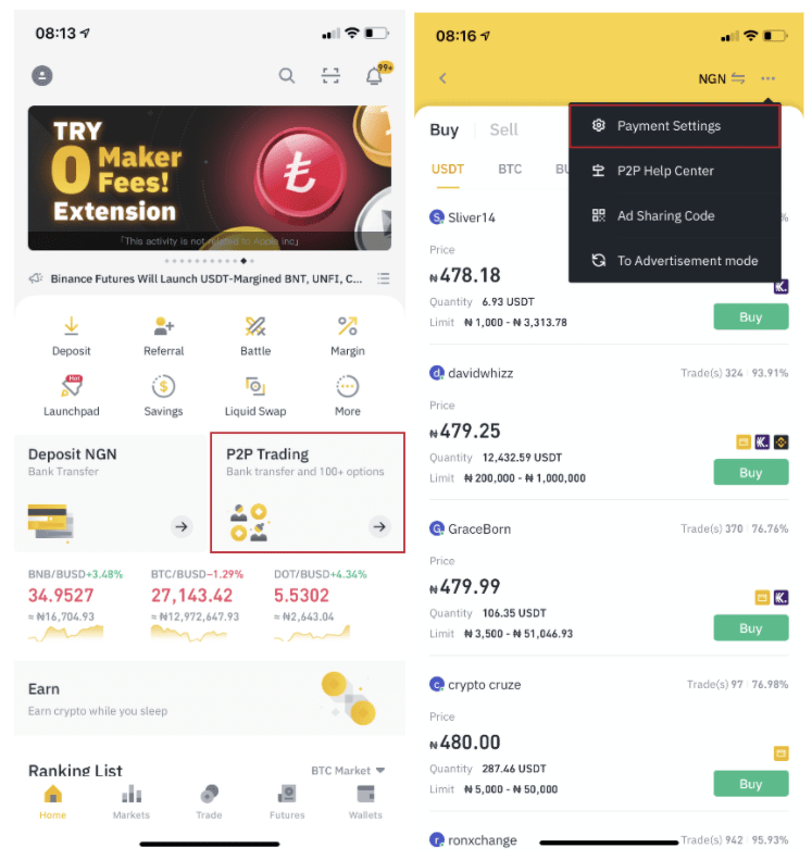 How to Buy Bitcoin Using Binance P2P