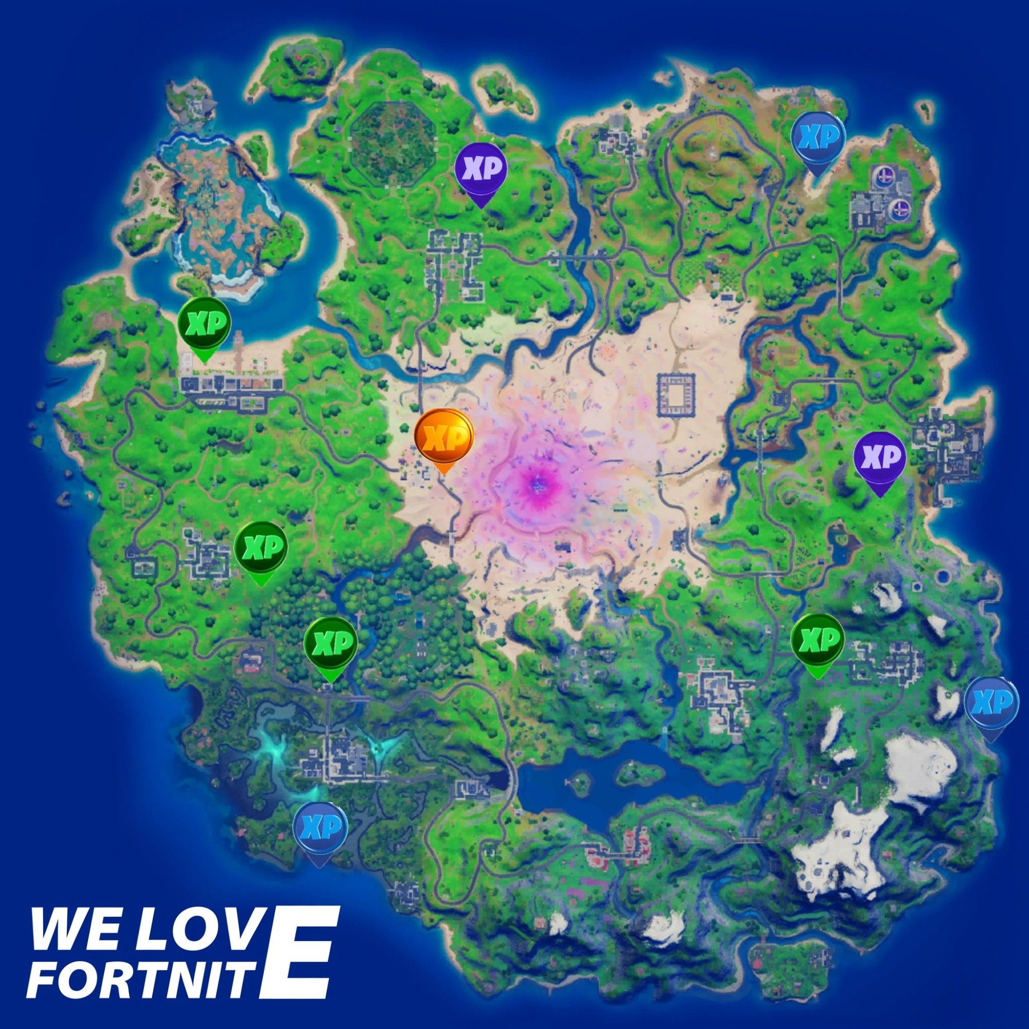 Fortnite: Week 2 XP coins locations - Millenium