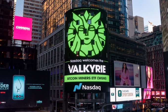 Valkyrie Bitcoin and Ether Strategy ETF (Nasdaq: BTF)