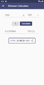 ETH = 3, USD | Ethereum price calculator and converter | OnChainFx