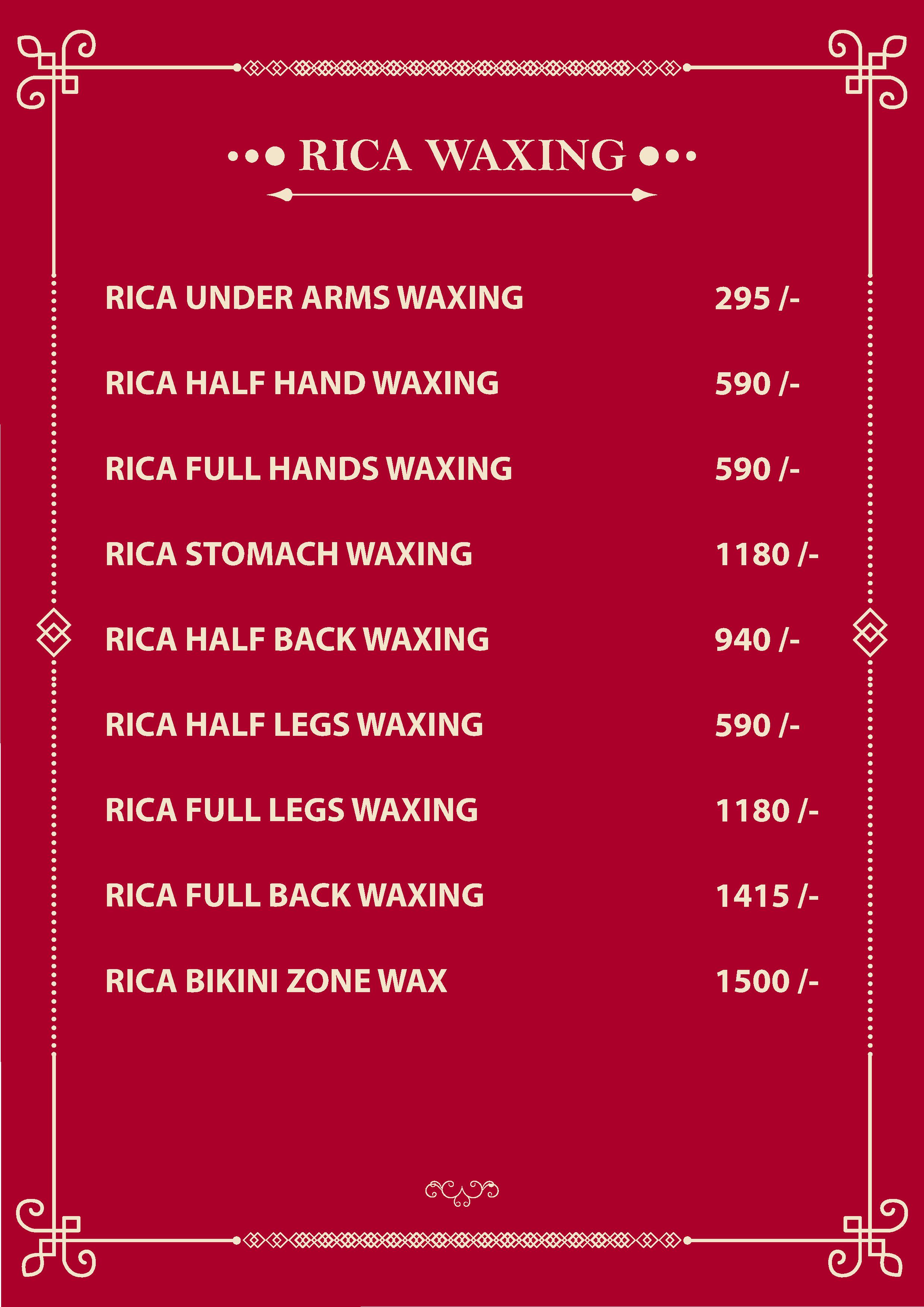 Price List - Benita Beauty