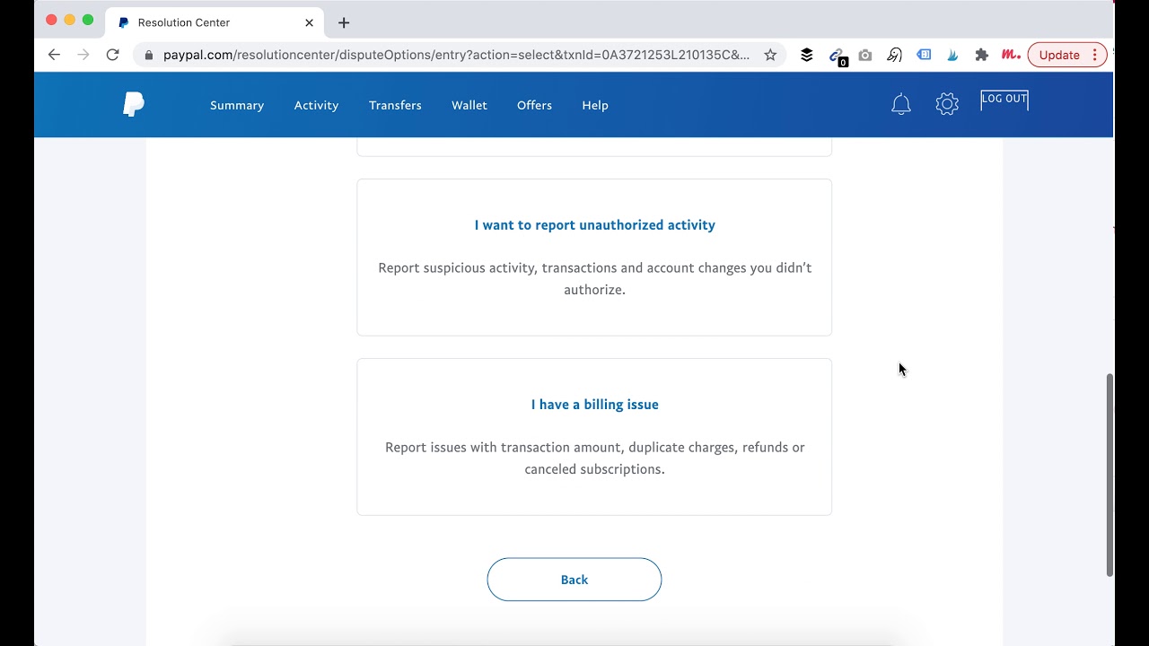 Managing Disputes in PayPal Resolution Center