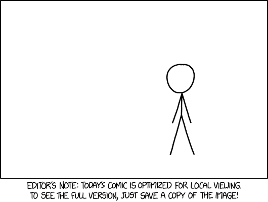 xkcd - A webcomic of romance, sarcasm, math, and language - By Randall Munroe