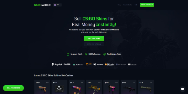 Sell CSGO Skins Instantly for Real Money | Skinsmarket