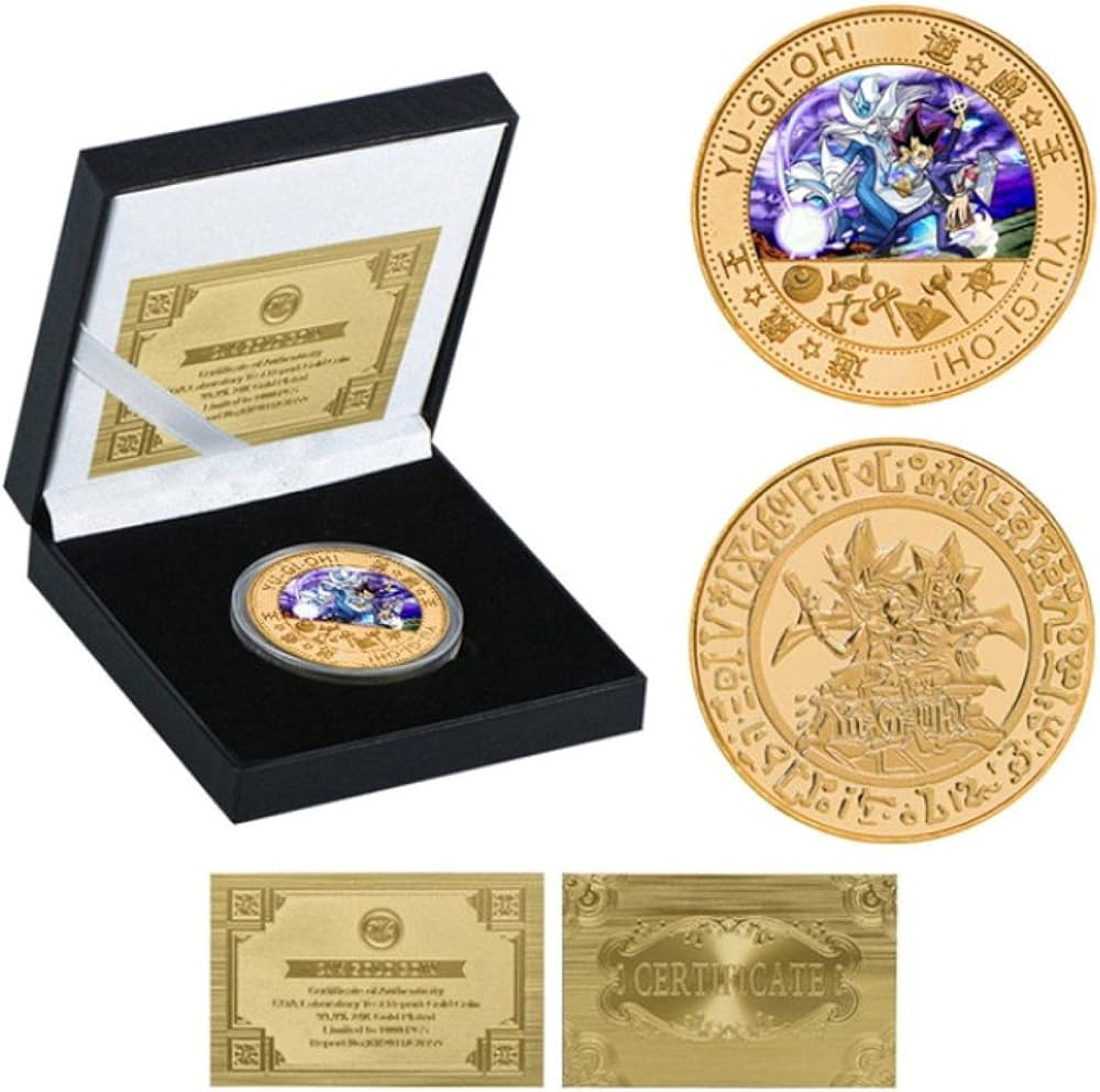 Genshin Impact Gold Plated Commemorative Coins Anime Game Challenge Coins Souvenir - Tiny Deal