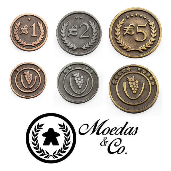 Viticulture: Metal Lira Coins (Accessory) - bymobile.ru