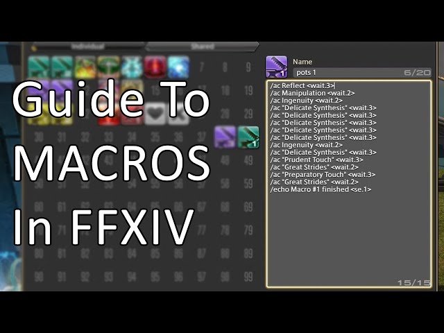 FFXIV Crystalline Splendorous Tools Guide - Macros, Rotations, New Glows