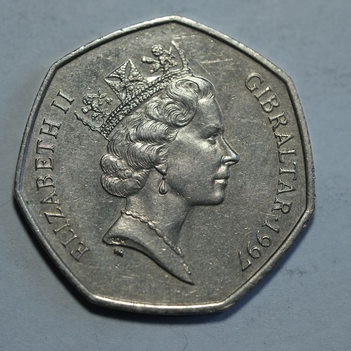 Great Britain - Proof Silver Piedfort 50 Pence Coin