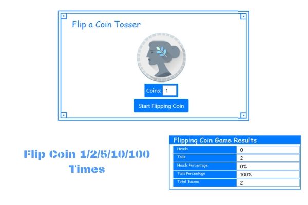 Coin Fip Game for Free | Heads or Tails Generator Online