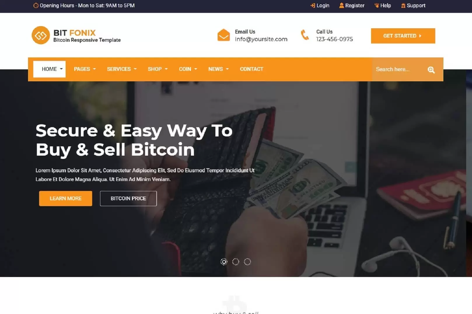 Crypto - Free Bootstrap 4 HTML5 Cryptocurrency Website Template