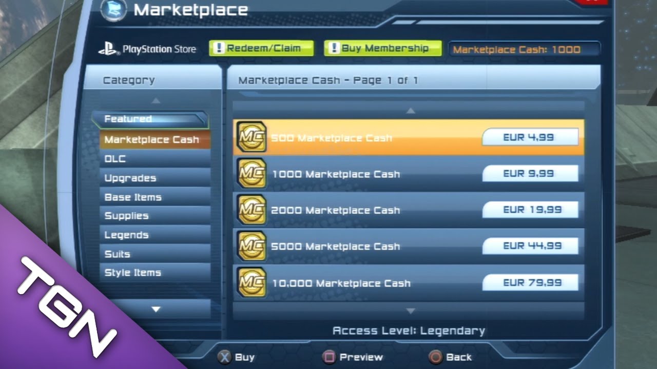 Membership Levels — DCUO Source Wall