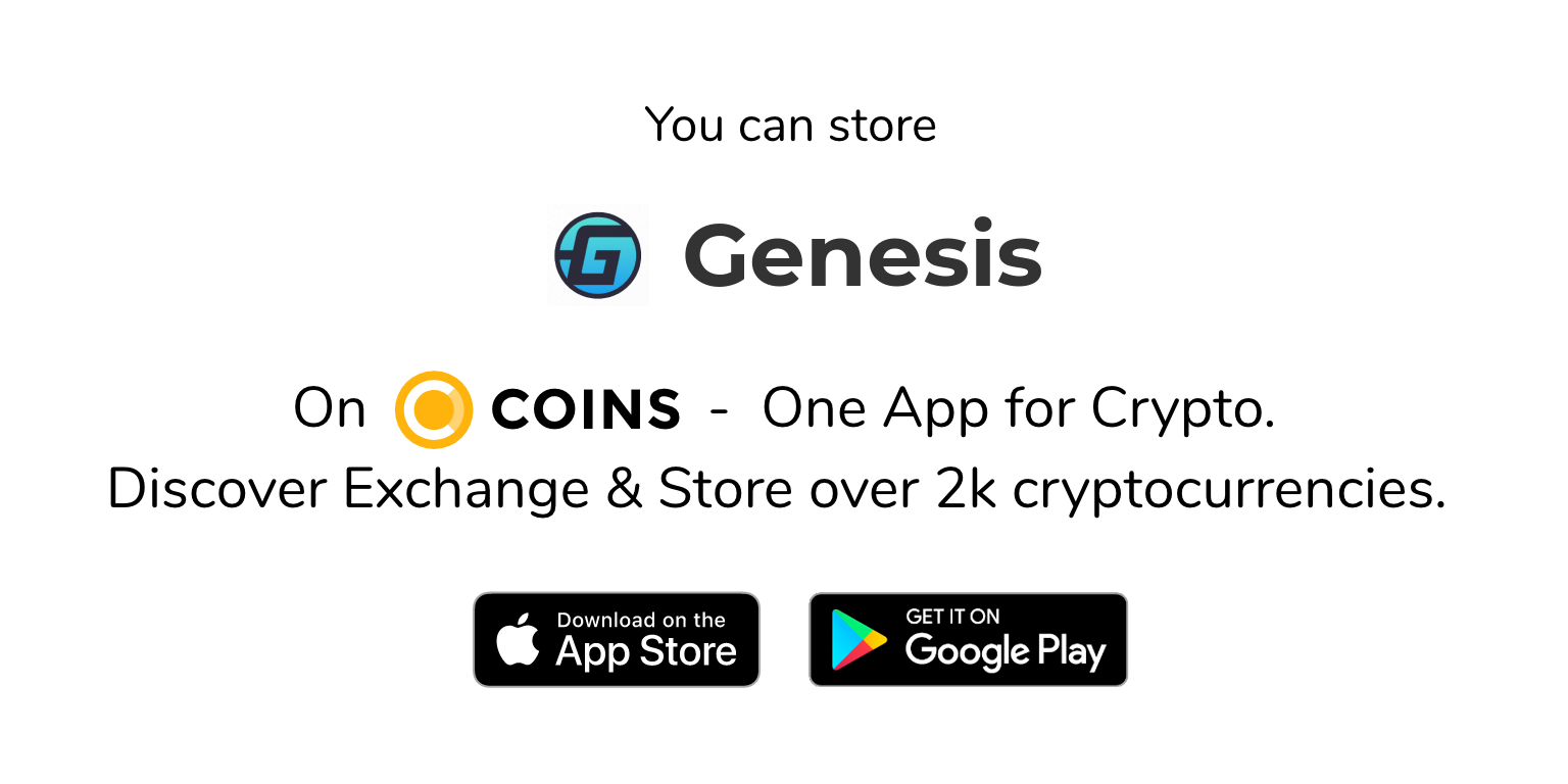 Genesis Network price today, GENX to USD live price, marketcap and chart | CoinMarketCap