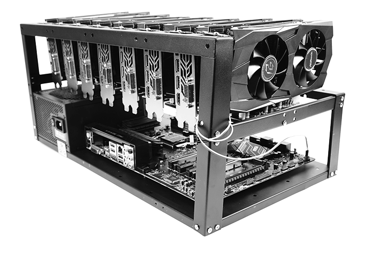 Vikrant Tech Etherium Mining Rig 8 Gpu Importer from New Delhi