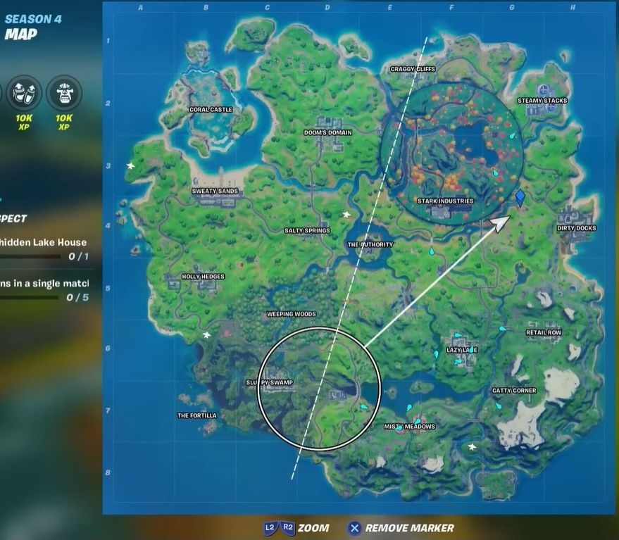 Fortnite Chapter 2 Season 4 Week 9 XP Coin Locations Guide