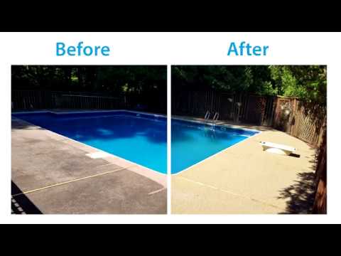 Sinking Pool Deck Repair Options | Jackcrete of VA