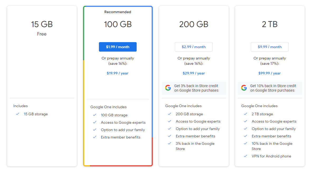 Google One Plans in India: How to buy extra cloud storage for Google Photos - Smartprix