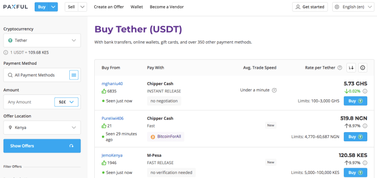 Buy Tether | How to buy USDT