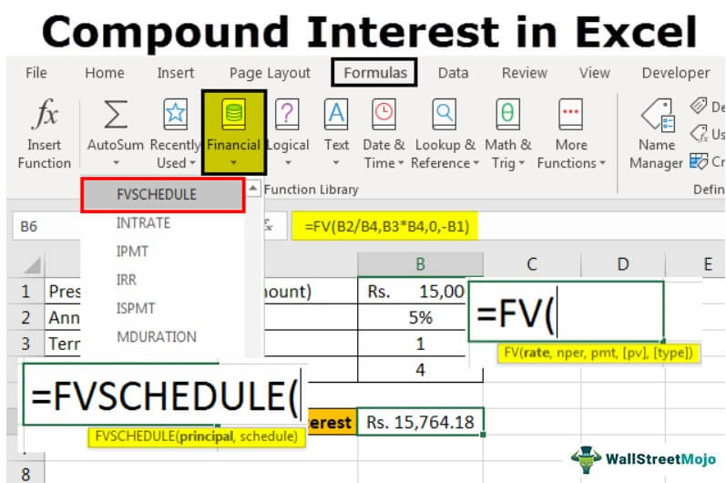 How to calculate compound interest for an intra-year period in Excel - Microsoft Support